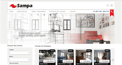 Desktop Screenshot of imobiliariasampa.com.br